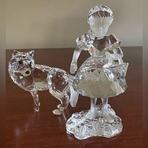 Swarovski Riding Hood and Wolf - Retired